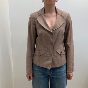 FDJ women’s blazer, size 6, colour light brown